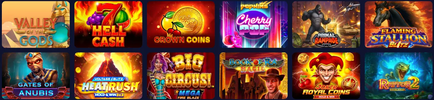 OrionsBet Casino Kolikkopelit