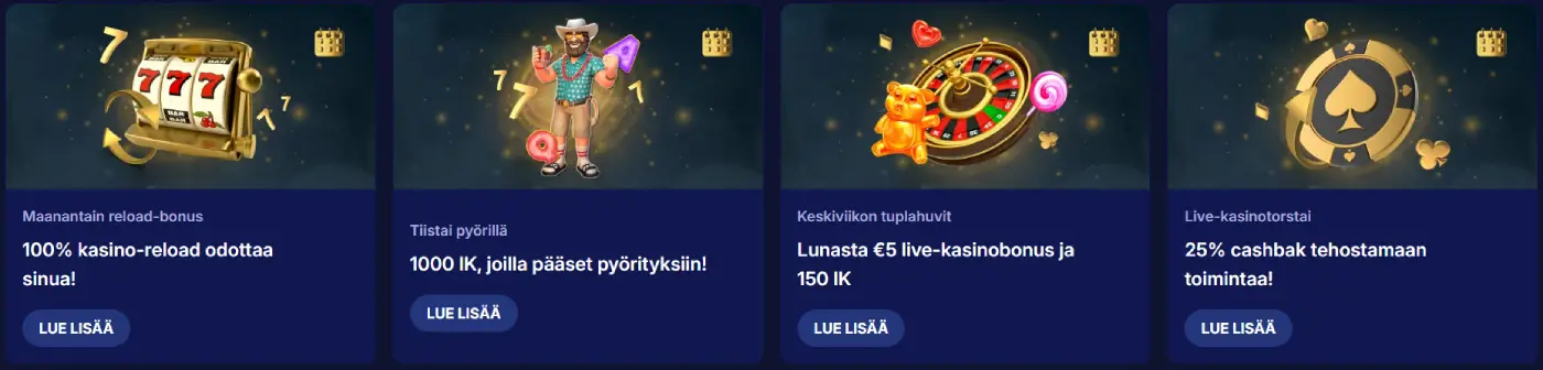 OrionsBet Casino Viikko-ohjelma